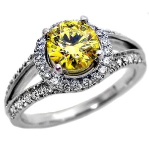 fancy yellow canary diamond